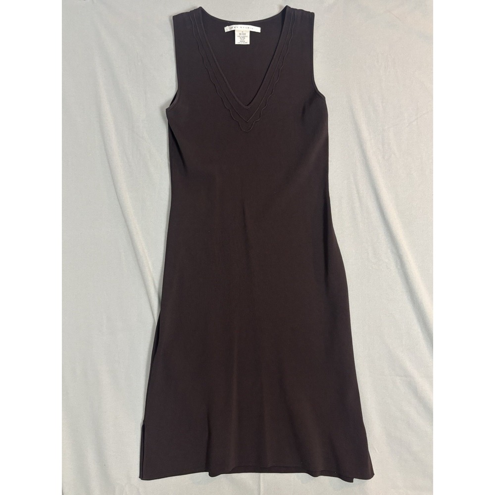 Max Studio‎ V-Neck Sleeveless Dress M Rare Style 3910131 Cut 10287 Mongolia